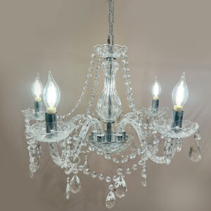 chandelier, plug in (dimmable)